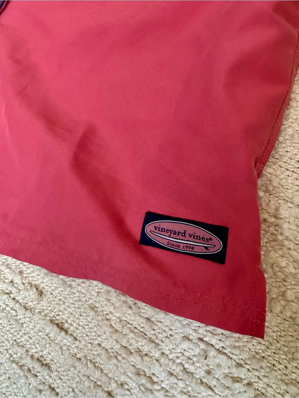 Vineyard Vines Coral Swim Trunks Board Shorts Mesh Lined Men’s Large